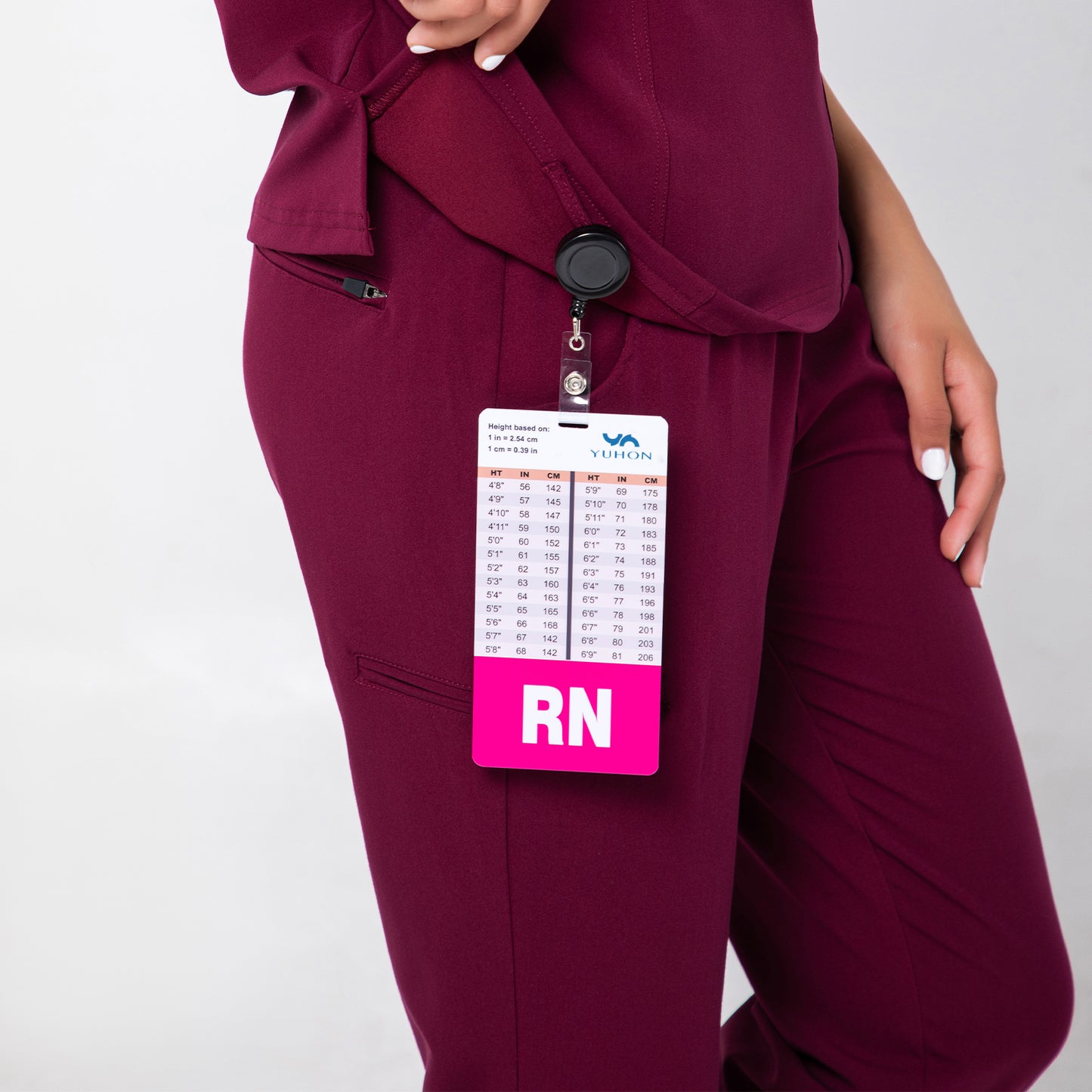 YUHON Female Scrubs Set In Stock (FT001 + FP001)