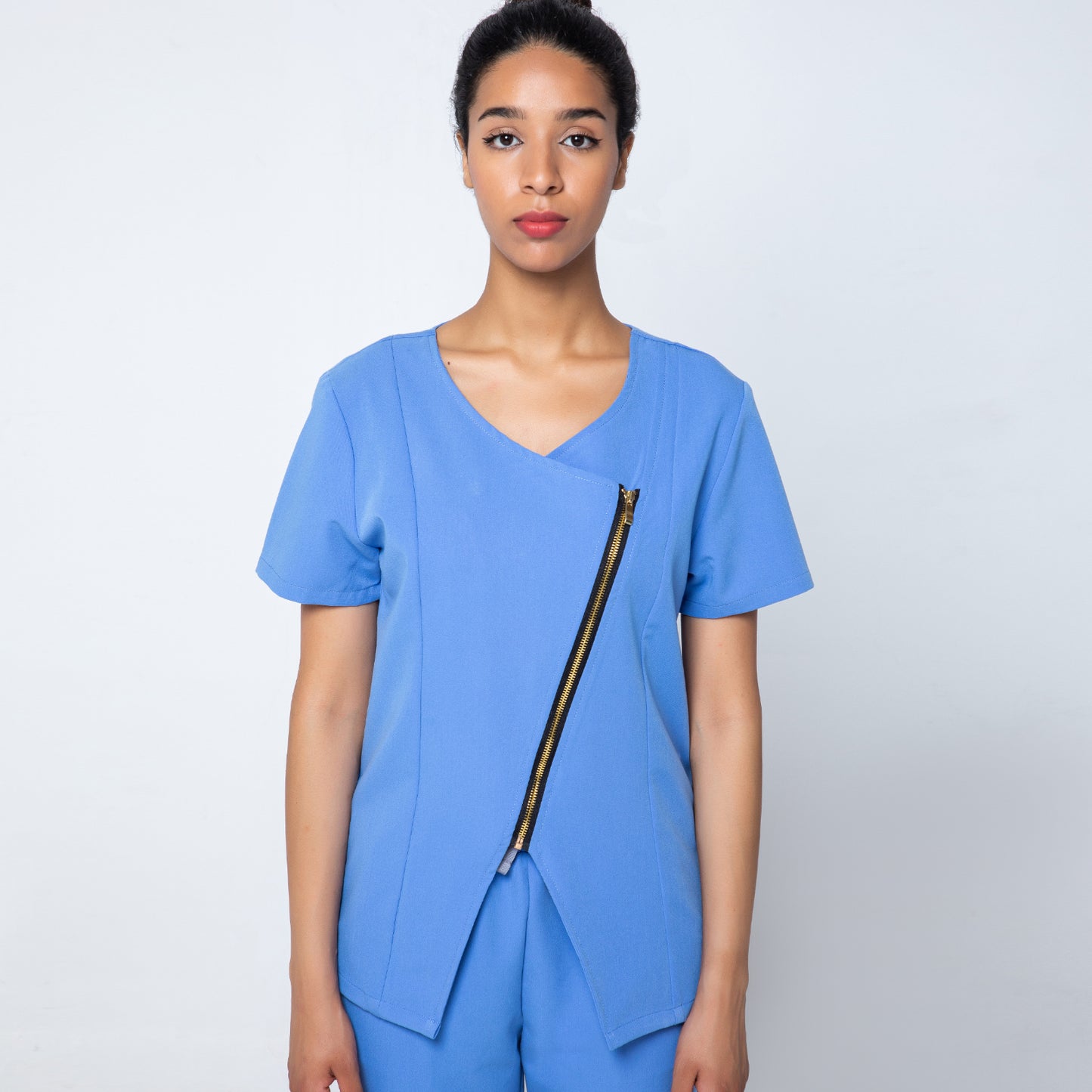 YUHON Female Scrubs Set In Stock (FT027 + FP015)