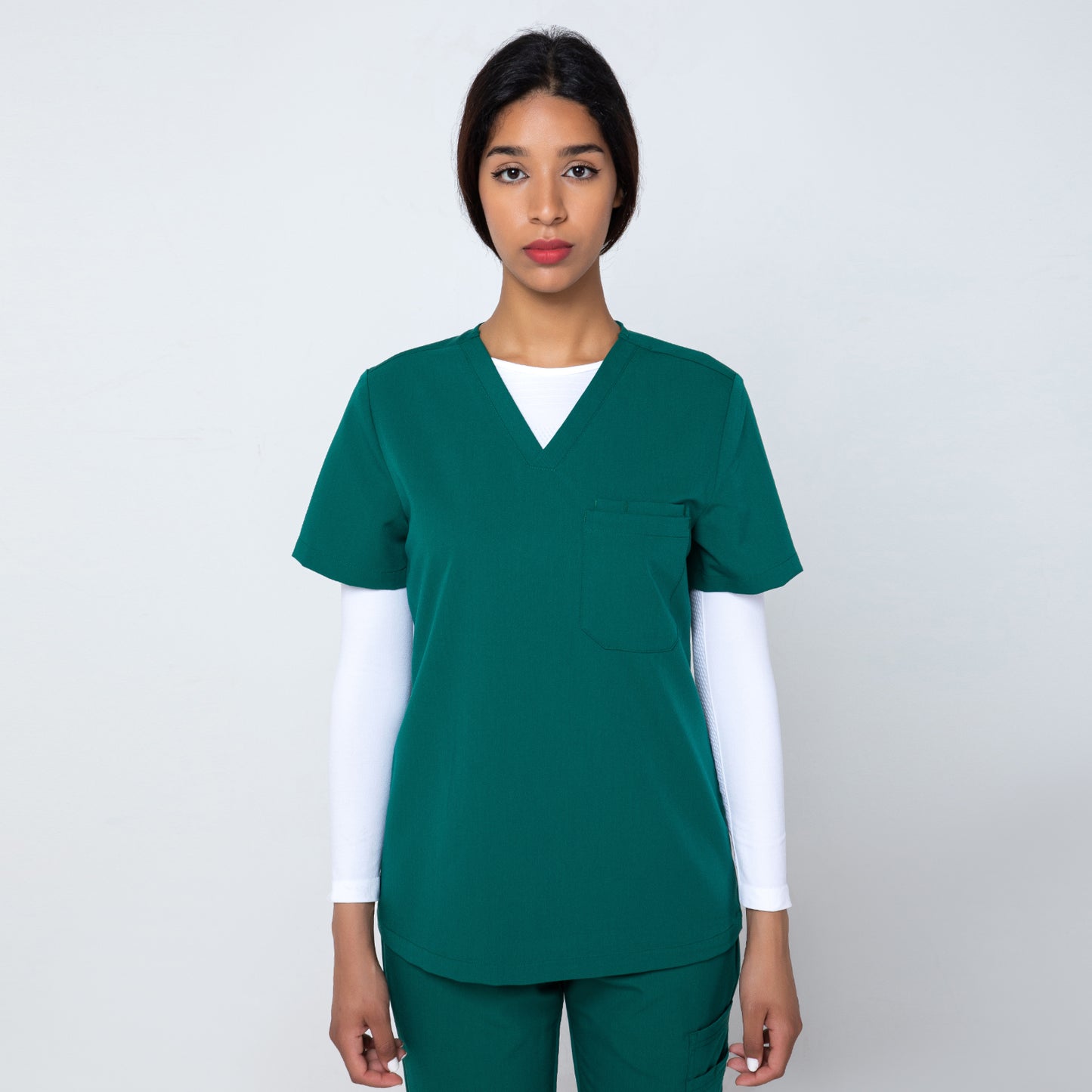 YUHON Female Scrubs Set In Stock (FT042 + FP029)