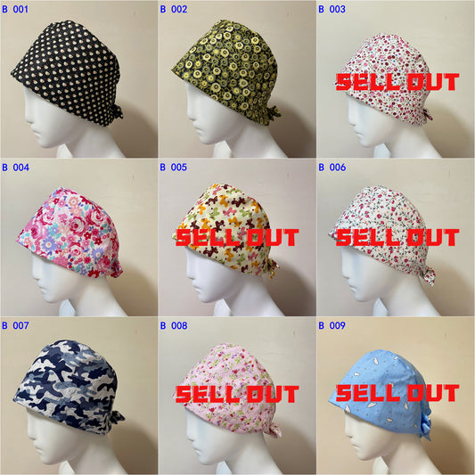 YUHON Scrub Caps In Stock (tie back)
