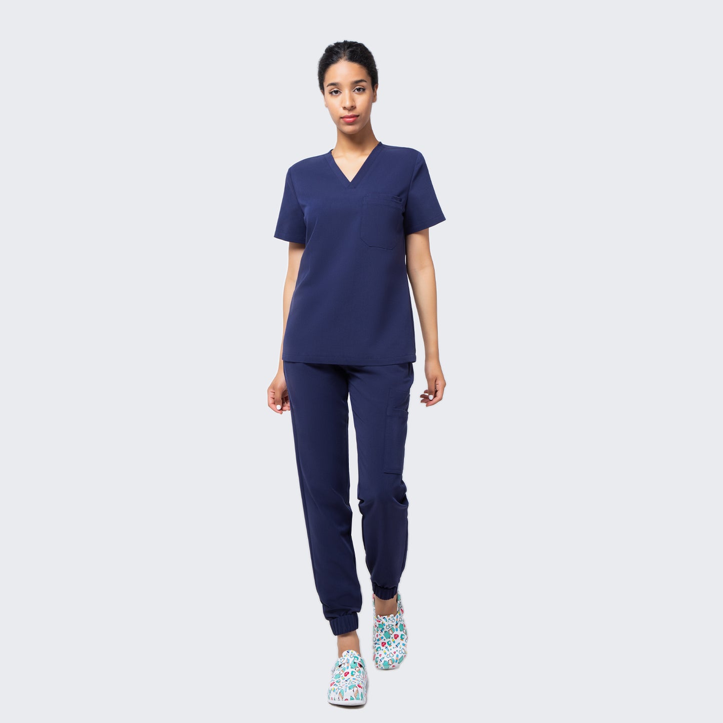 YUHON Female Scrubs Set In Stock (FT042 + FP029)