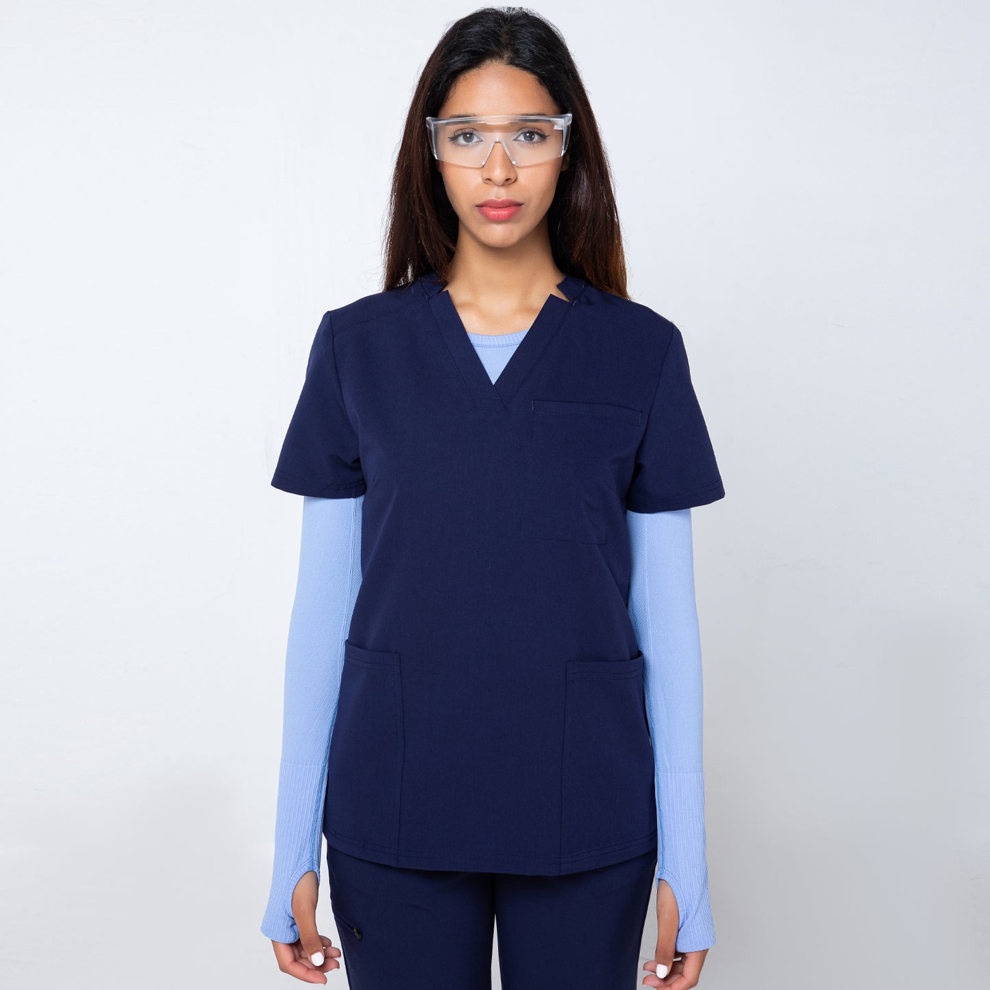 YUHON Female Scrubs Set In Stock (FT001 + FP001)